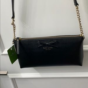 Black Kate Spade Shoulder Bag With Bow
